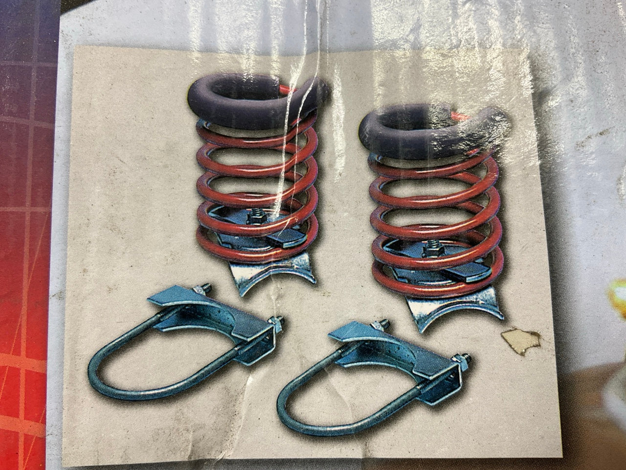 MISSING BOLT - Superior Heavy Duty Helper Coil Springs - Load Lift Up To 2000lbs