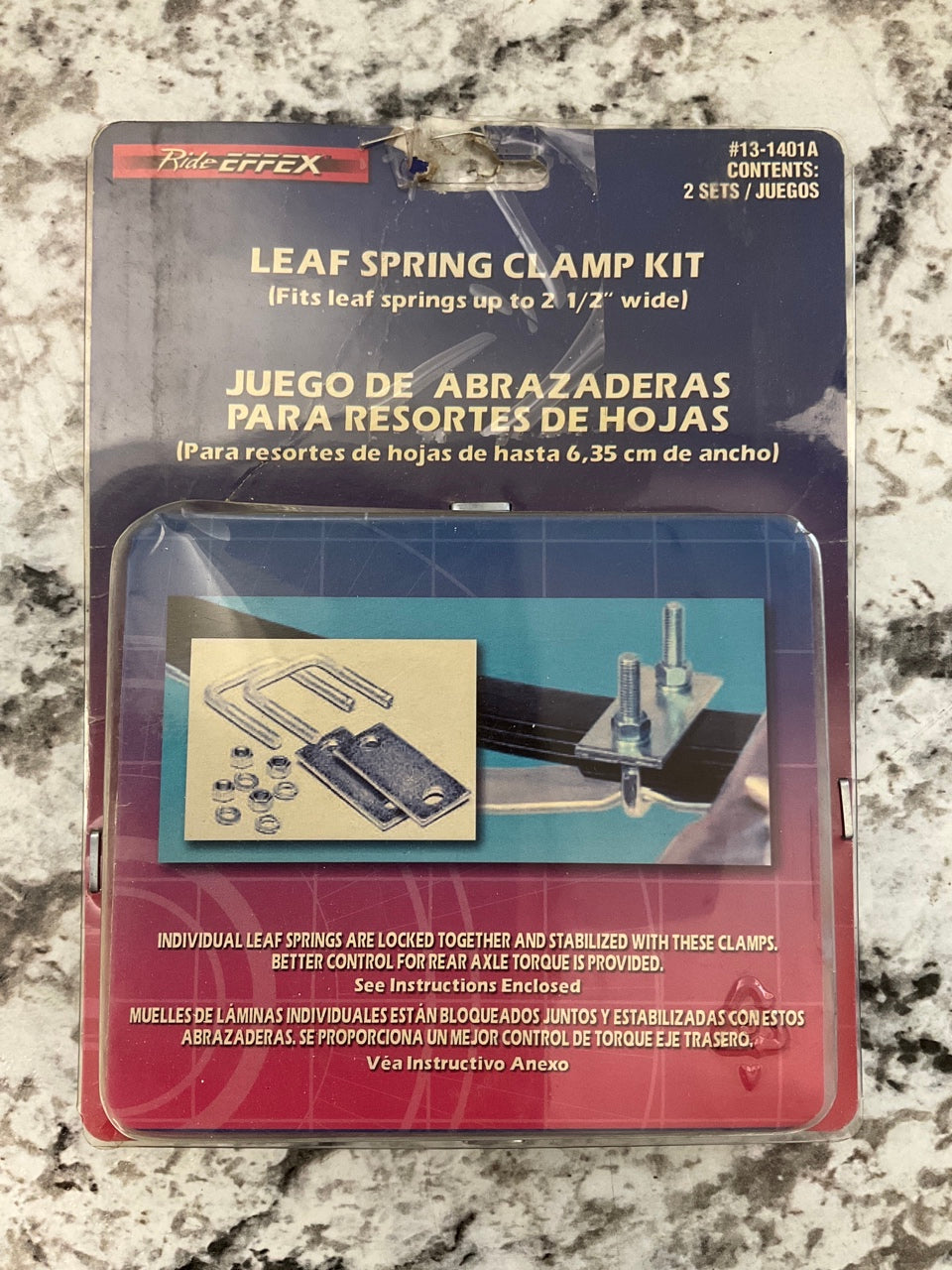Superior 13-1401A Leaf Spring Clamp Kit For Leaf Springs Up To 2-1/2''