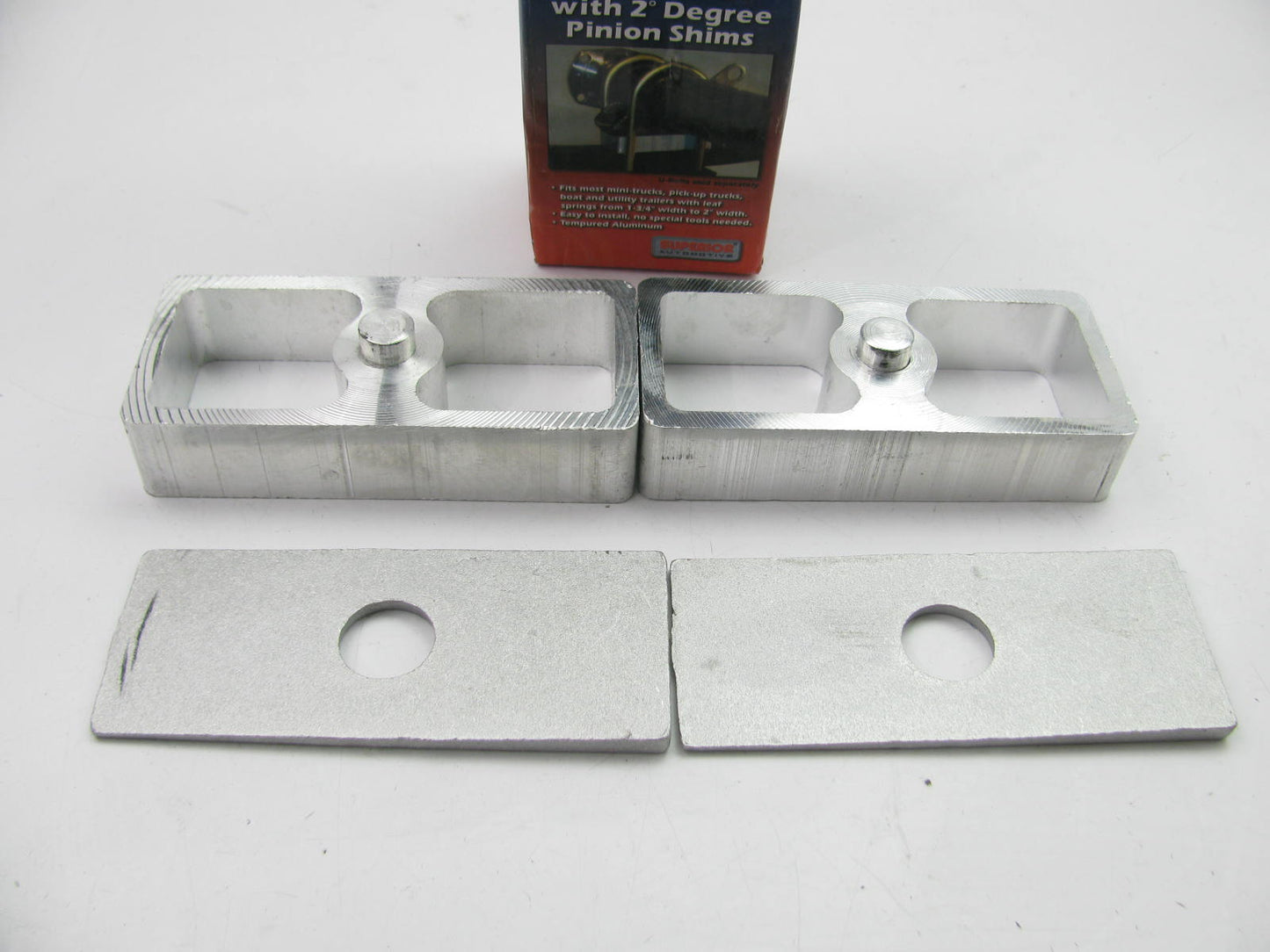 Superior 1'' Lift / Lower Block Kit W/ Shims 2'' To 2-1/2'' Inch Wide Springs