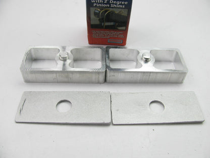 Superior 1'' Lift / Lower Block Kit W/ Shims 2'' To 2-1/2'' Inch Wide Springs