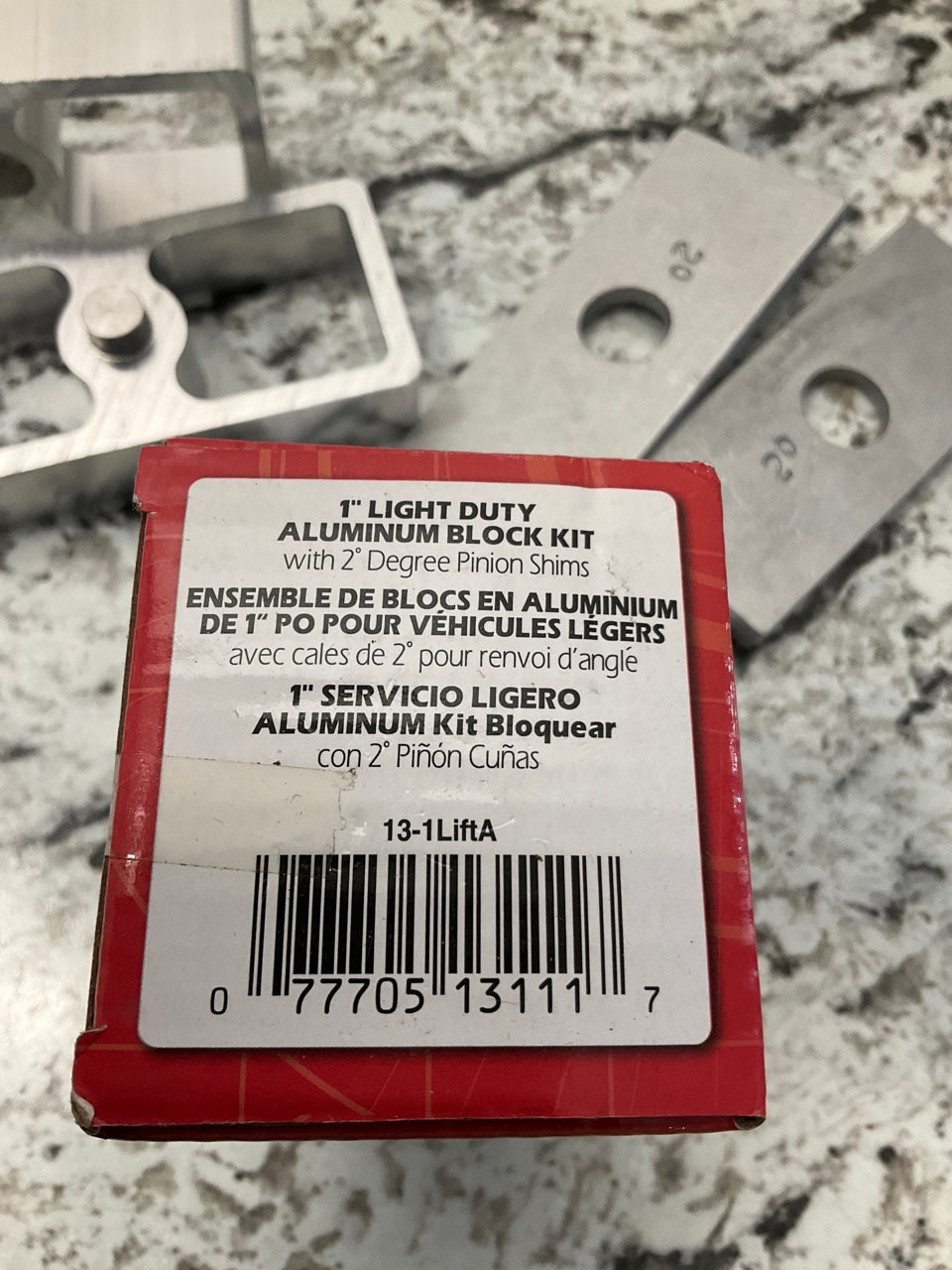 Superior 1'' Lift / Lower Block Kit W/ Shims 2'' To 2-1/2'' Inch Wide Springs