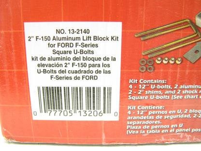 Superior 13-2140 Rear 2'' Leveling Lift Block Kit 2004-2024 Ford F-150 F-250 F350