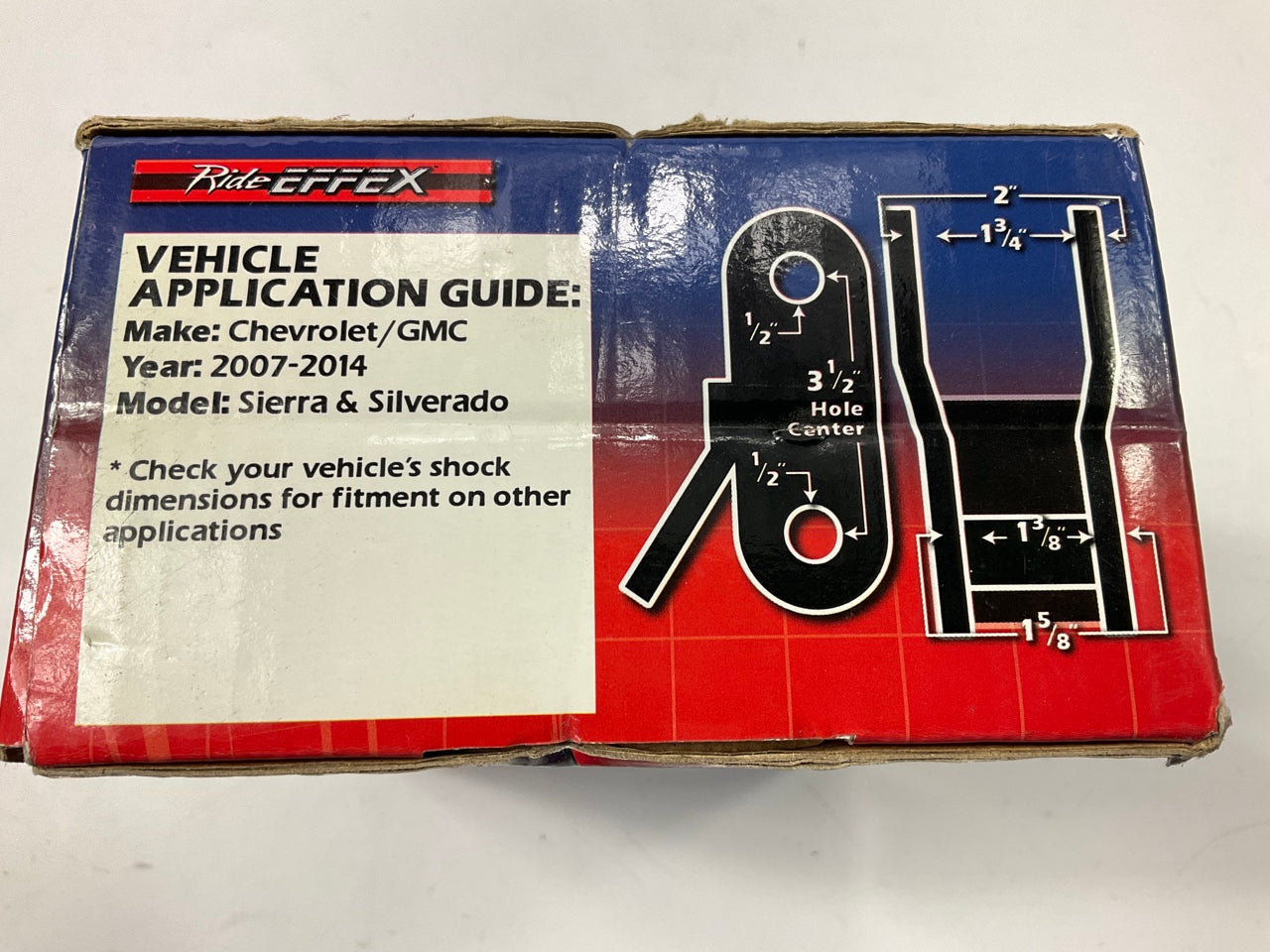 Superior 13-6540 2007-2014 Chevy Silverado Rear Shock 2'' Extender Bracket Kit