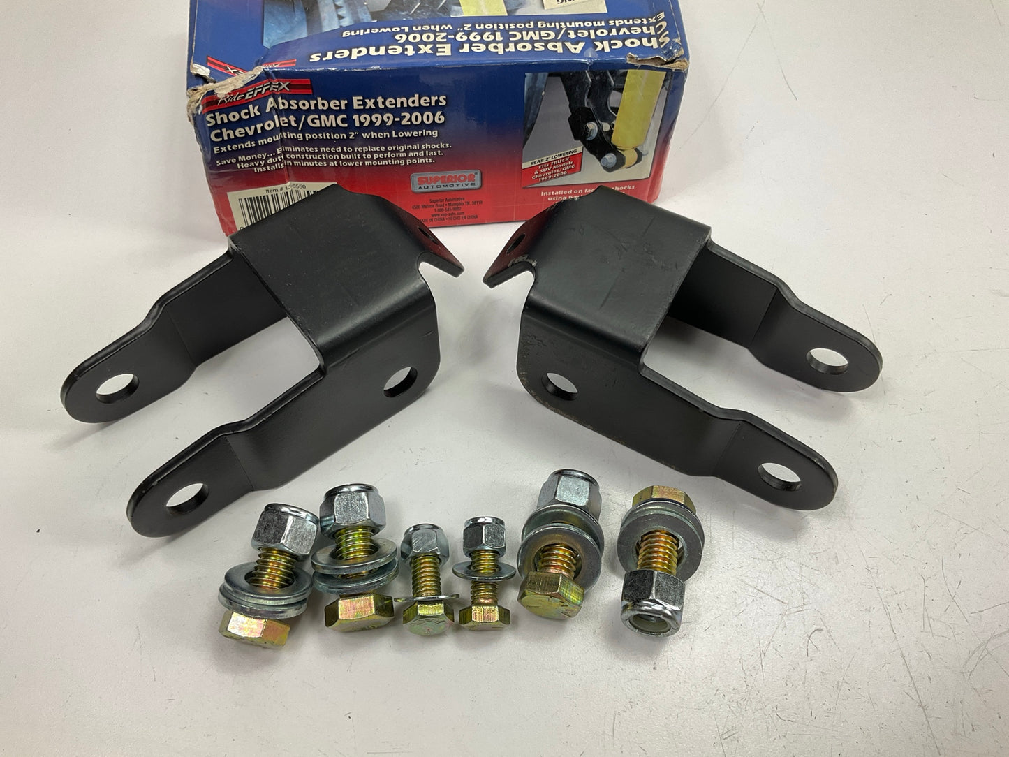 1999-2006 Silverado Sierra 1500 Rear Shock Extender Extension Kit, 2'' Lowering
