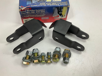 1999-2006 Silverado Sierra 1500 Rear Shock Extender Extension Kit, 2'' Lowering