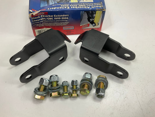 1999-2006 Silverado Sierra 1500 Rear Shock Extender Extension Kit, 2'' Lowering