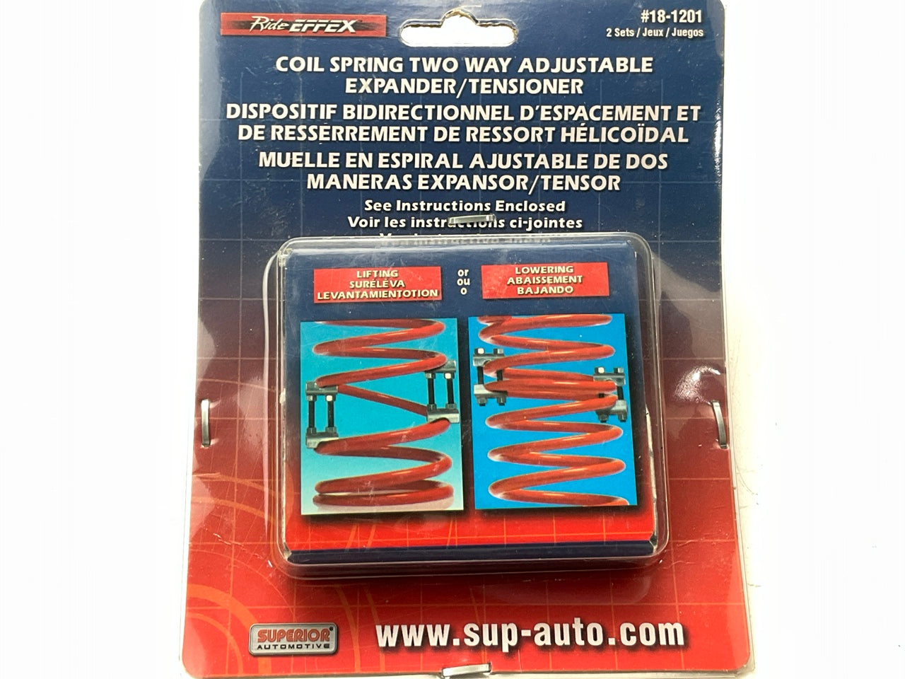 Superior 18-1201 RideEFFEX Coil Spring Adjustable Expander / Tensioner - 2 Pack