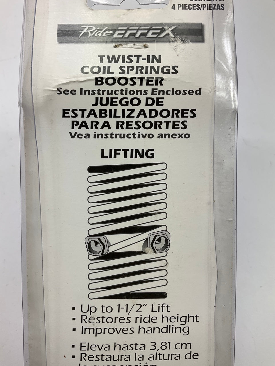 Superior 18-9001 Rear Twist In Coil Spring Boosters Spacers 1'' Up To 1-1/2'' Max