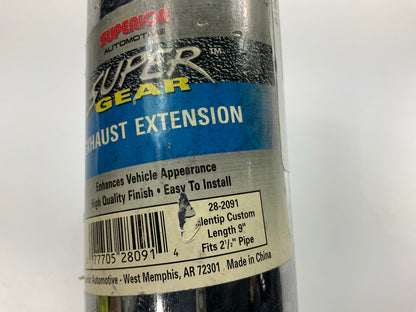 Superior 28-2091 9'' Long Exhaust Extension Tip For 2-1/2'' (2.5'') Exhaust Pipe
