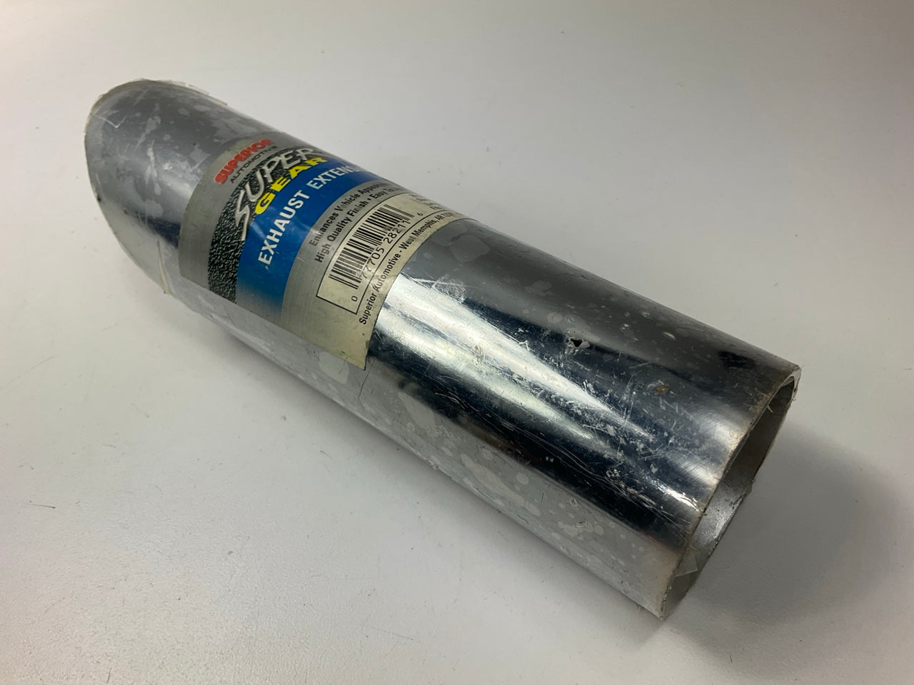 Superior 28-2211 Exhaust Extension Tip, 9'' Long, 2-1/2'' Exhaust,  Slant-Cut