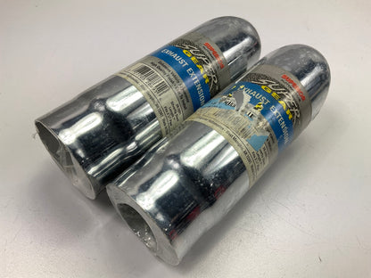 (2) Superior 28-2691 Chrome Exhaust Tip, Slant, 7'' Length, For Up To 2-1/4'' Pipe