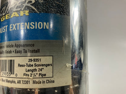 Superior 29-9351 Exhaust Extension Resonator, 2-1/4'' X 3'' X 24'' Long