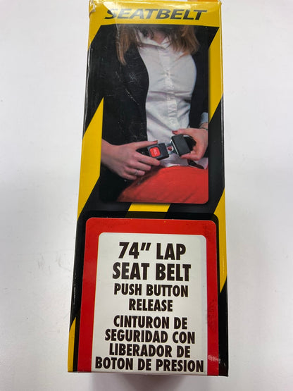 (2) Superior 46-3230B Universal 74'' Lap Seat Belt, Push Button Release