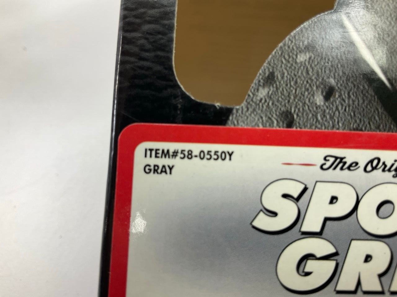 Superior 58-0550Y GRAY Lace-On Steering Wheel Cover, 14.5-15.5'' Dia., 3.5'' Grip