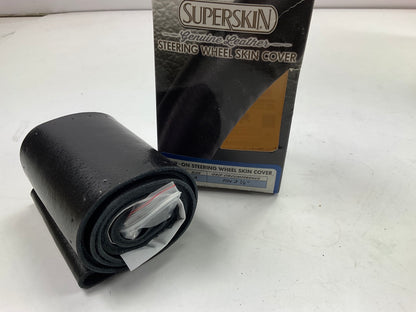 Superior 58-0650B Leather Lace-on Steering Wheel Cover 3-1/8'' Grip, 14.5''-15.5''