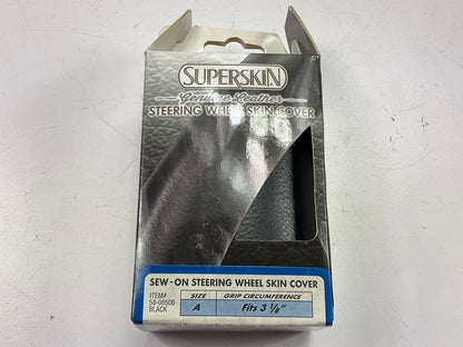 Superior 58-0650B Leather Lace-on Steering Wheel Cover 3-1/8'' Grip, 14.5''-15.5''