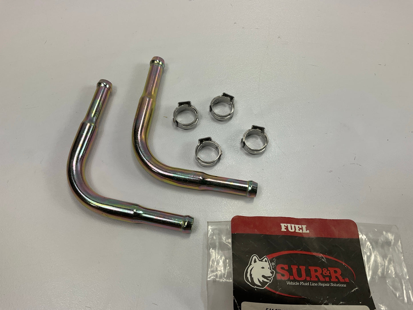 (2) SUR & R 5/16'' 90 Degree Elbow Fuel Injection Fuel Tube Line Fittings