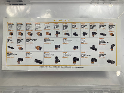 SUR&R AB25 Air Brake PLC Push-to-lock Air Brake Fitting Connector Repair Kit