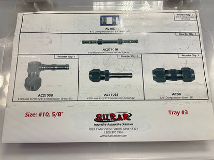 S.U.R.&R. AC1387 Deluxe A/C Line Repair Kit