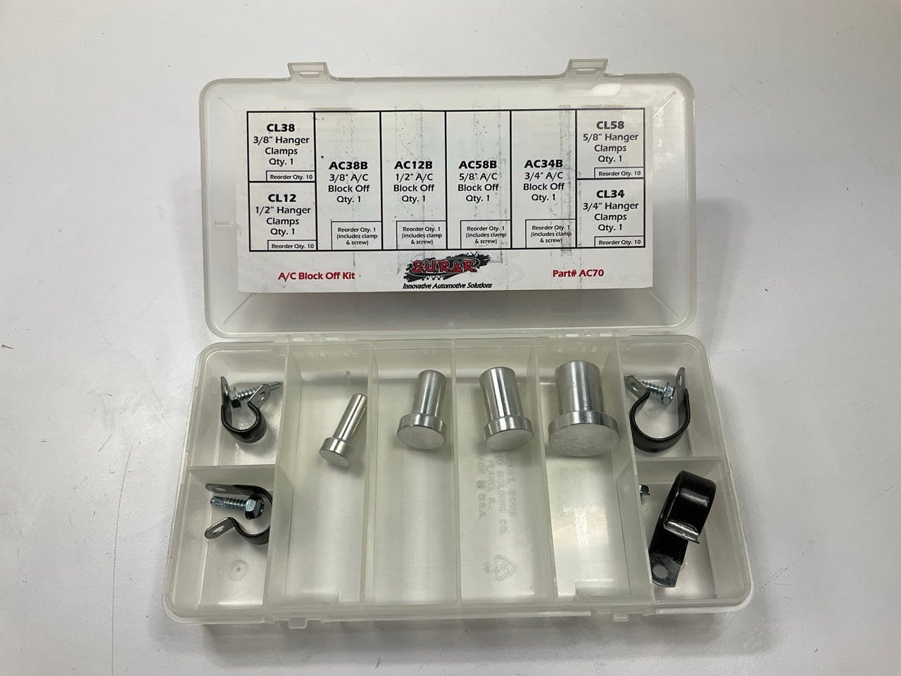 S.U.R.&R. AC1387 Deluxe A/C Line Repair Kit