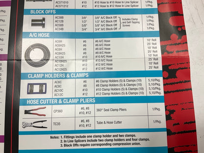 S.U.R.&R. AC1387 Deluxe A/C Line Repair Kit