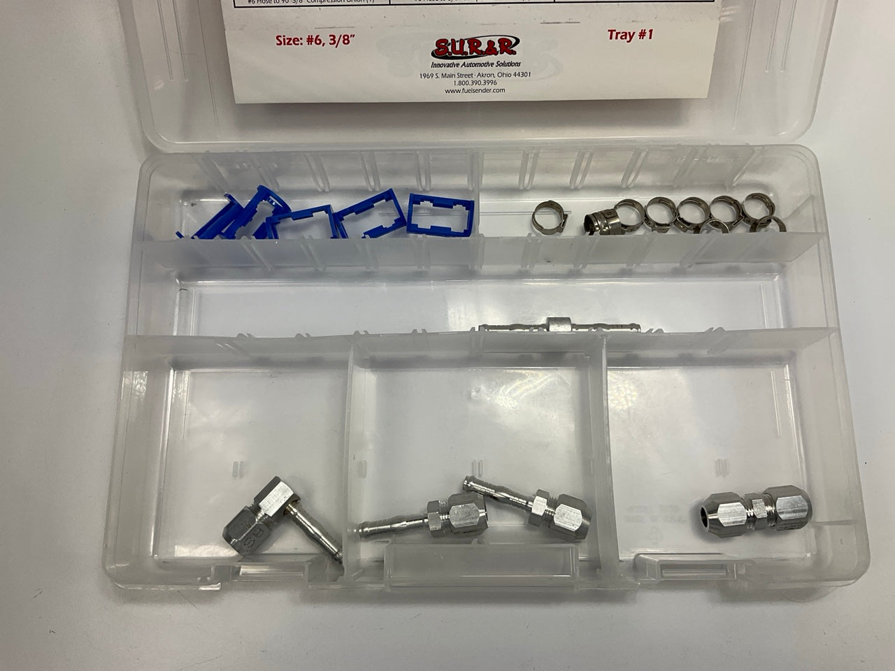 S.U.R.&R. AC1387 Deluxe A/C Line Repair Kit