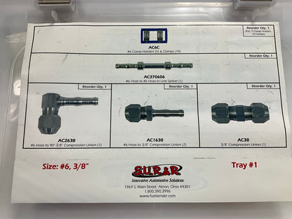 S.U.R.&R. AC1387 Deluxe A/C Line Repair Kit
