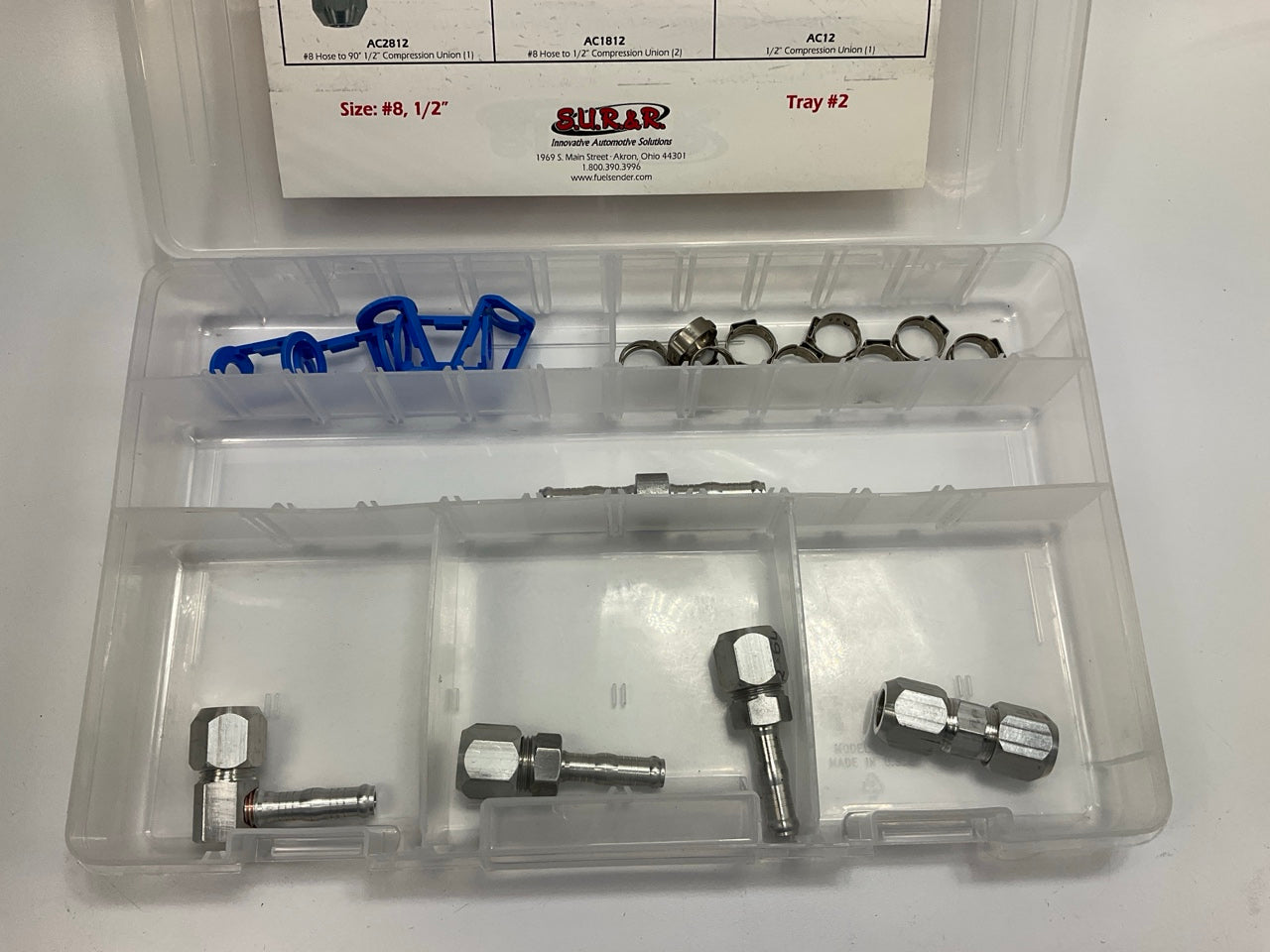 S.U.R.&R. AC1387 Deluxe A/C Line Repair Kit