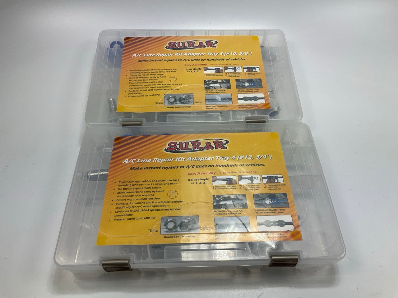 S.U.R.&R. AC1387 Deluxe A/C Line Repair Kit