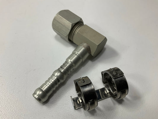 Sur&R AC2638 #6 A/C Hose To 90° 3/8'' Compression Union Fitting Adapter