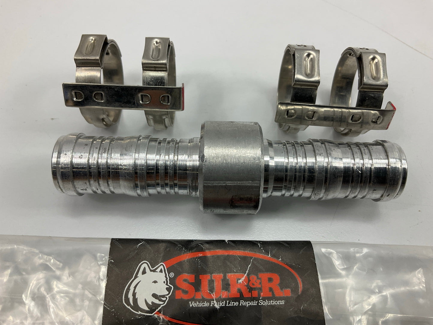 SUR-R AC371212 #12 Hose To #12 Hose In Line Splicer A/C Line Repair Fitting