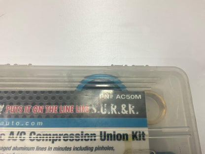 SUR & R AC90M Metric A/C Compression Block Off Kit: 8mm 10mm 12mm 15mm 16mm 19mm