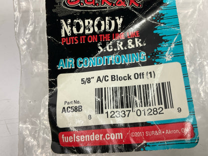 SUR-R AC58B 5/8'' A/C Line Block Off Kit - Block-off Rear A/C Line Safely