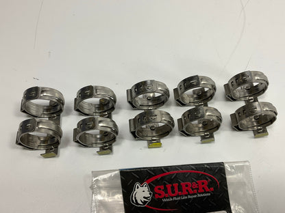 SUR&R AC6808 Clamp Set, For No #8 A/C Hose, Pack Of 5 Clamps