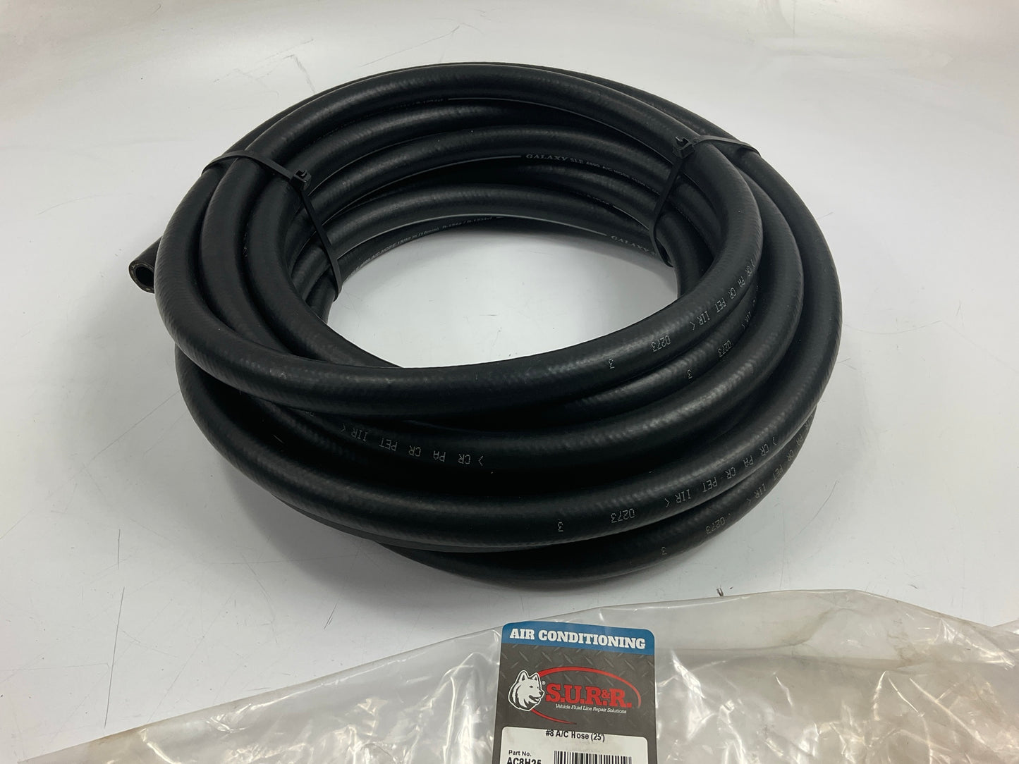25 FEET - SUR-R AC8H25 13/32'' A/C Hose #8 Air Conditioning Repair Hose