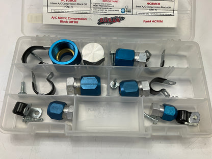 SUR&R AC90M Metric A/C Compression Block Off Kit