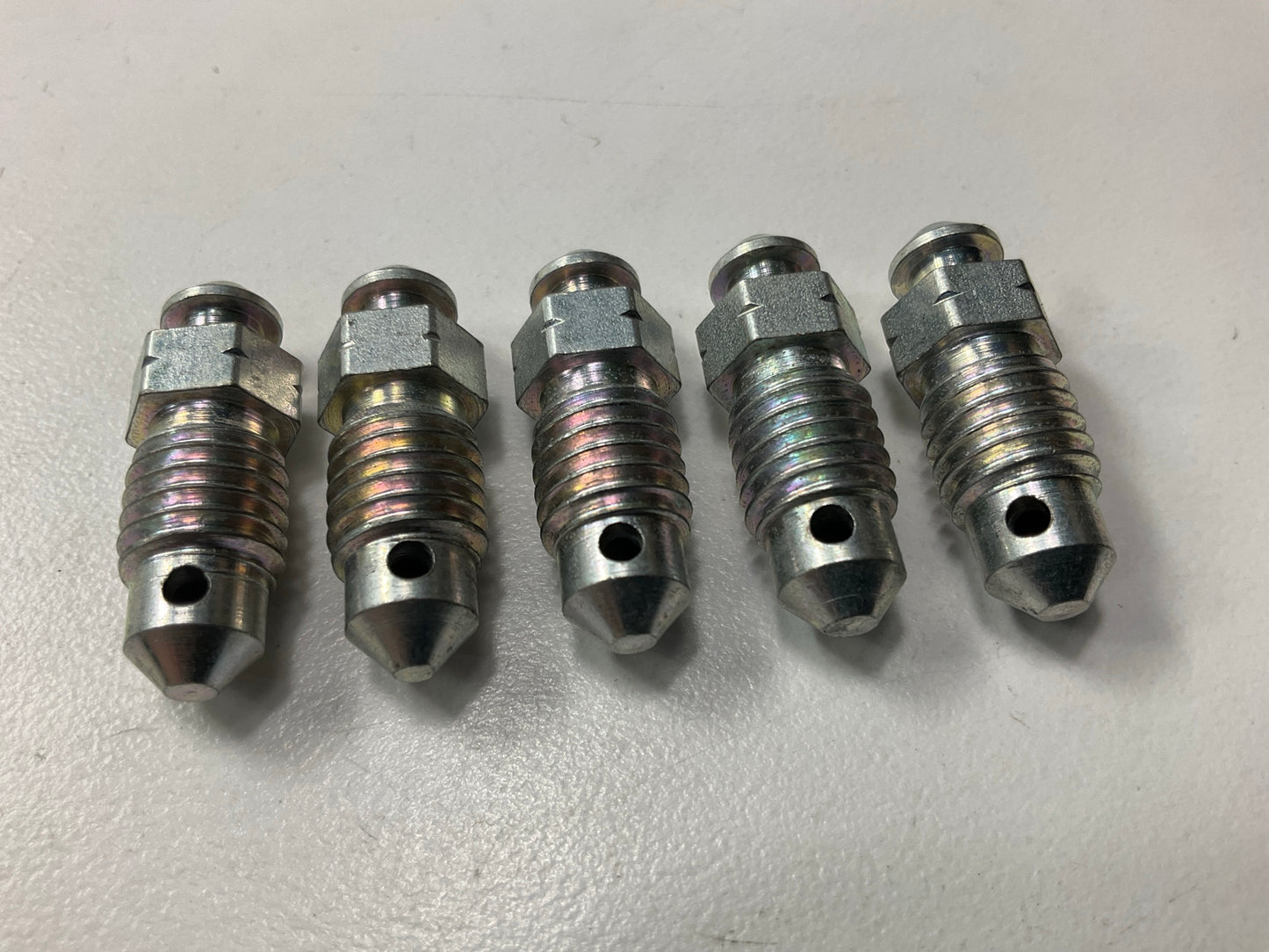 (5) SUR-R BB06 M10 X 1.5 Brake Bleeder Screws M10x1.5
