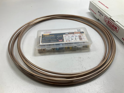 SUR&R Auto Parts BR-EZ14 E-Z 1/4'' Brake Line Replacement Kit