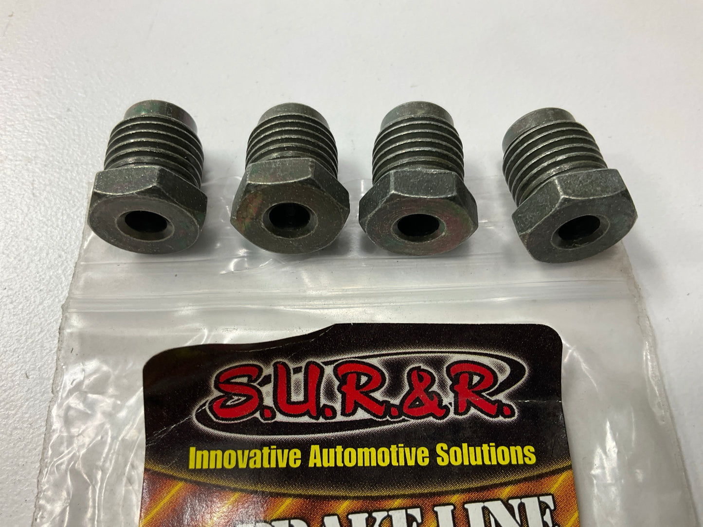 SUR & R Auto Parts BR245  M13 X 1.5 Bubble Flare Nut, PACK OF 4, M13x1.5
