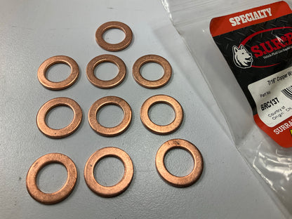 SUR-R BRC137 - 7/16'' ID Coper Washers - Pack Of 10