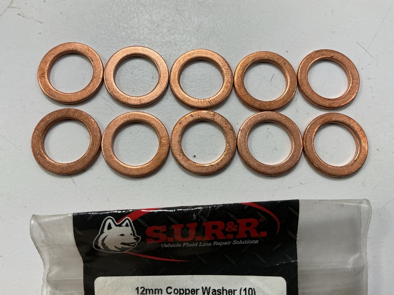 SUR-R BRC247 - 12mm ID Copper Washer Pack Of 10