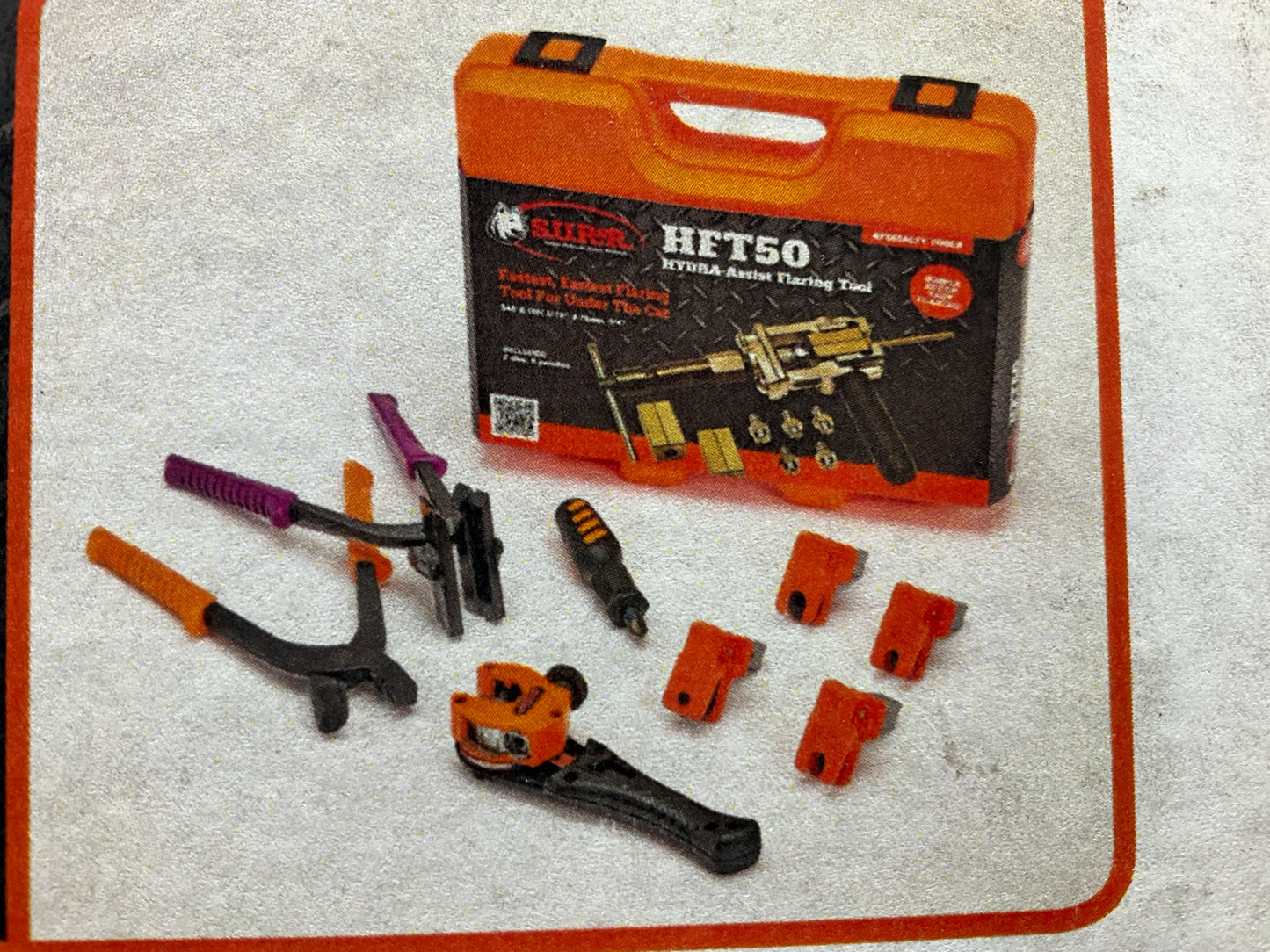SUR-R BTB6P Complete Brake Line Assortment: Cut, Prep, Flare, Bend Tool Kit Set