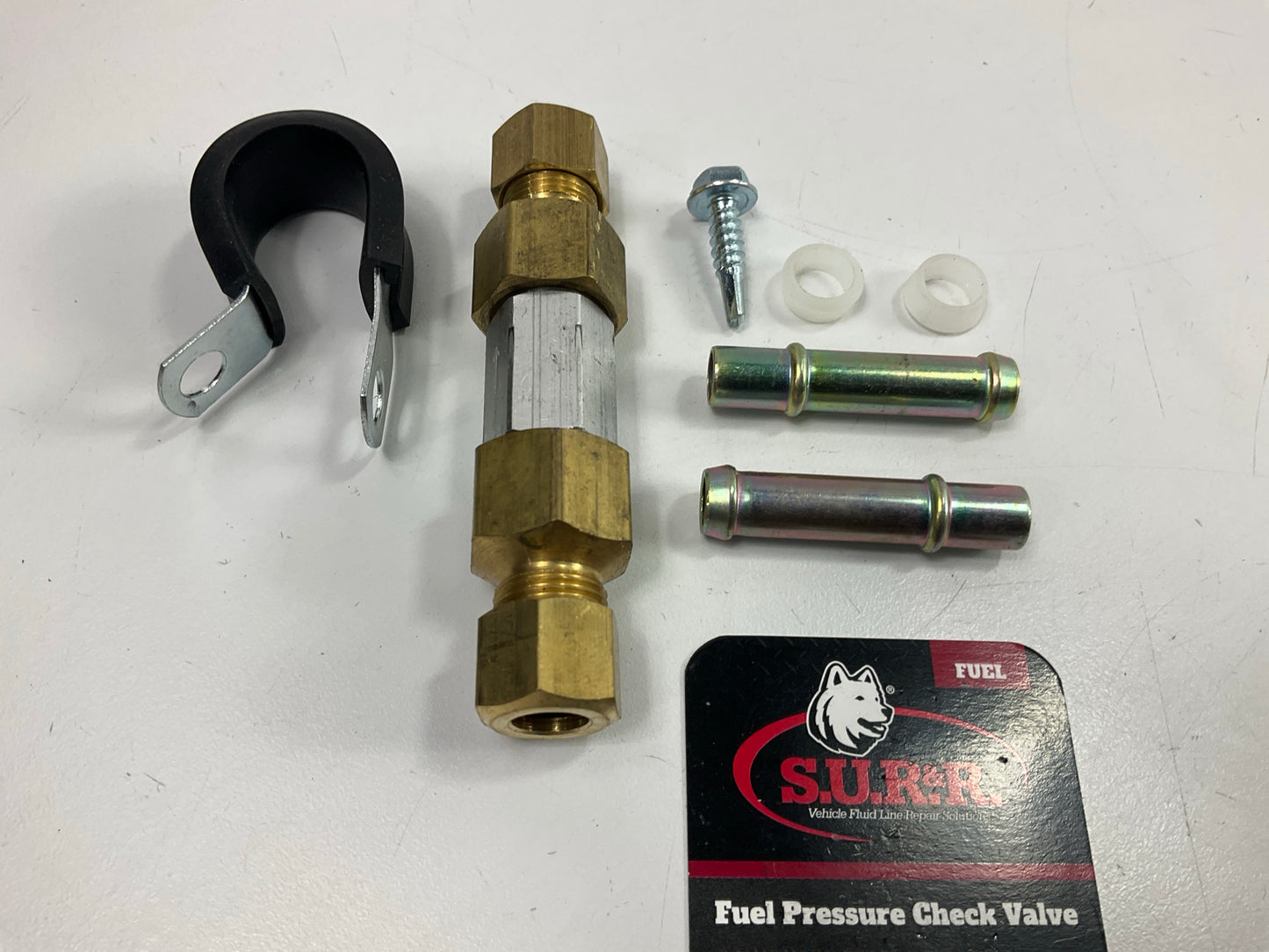 SUR-R CKV5 Premium 5/16'' Fuel Line Check Valve (Works W/ Steel, Nylon Or Rubber)