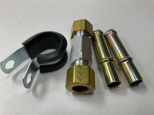 Sur&R Auto Parts CKV7 3/8'' Universal Fuel Check Valve Fuel Line Connector