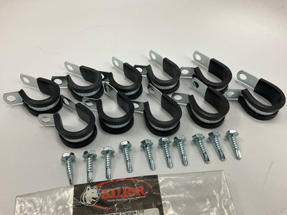 (10) SUR-R CL34 3/4'' Rubber Cushion Hanger Clamps