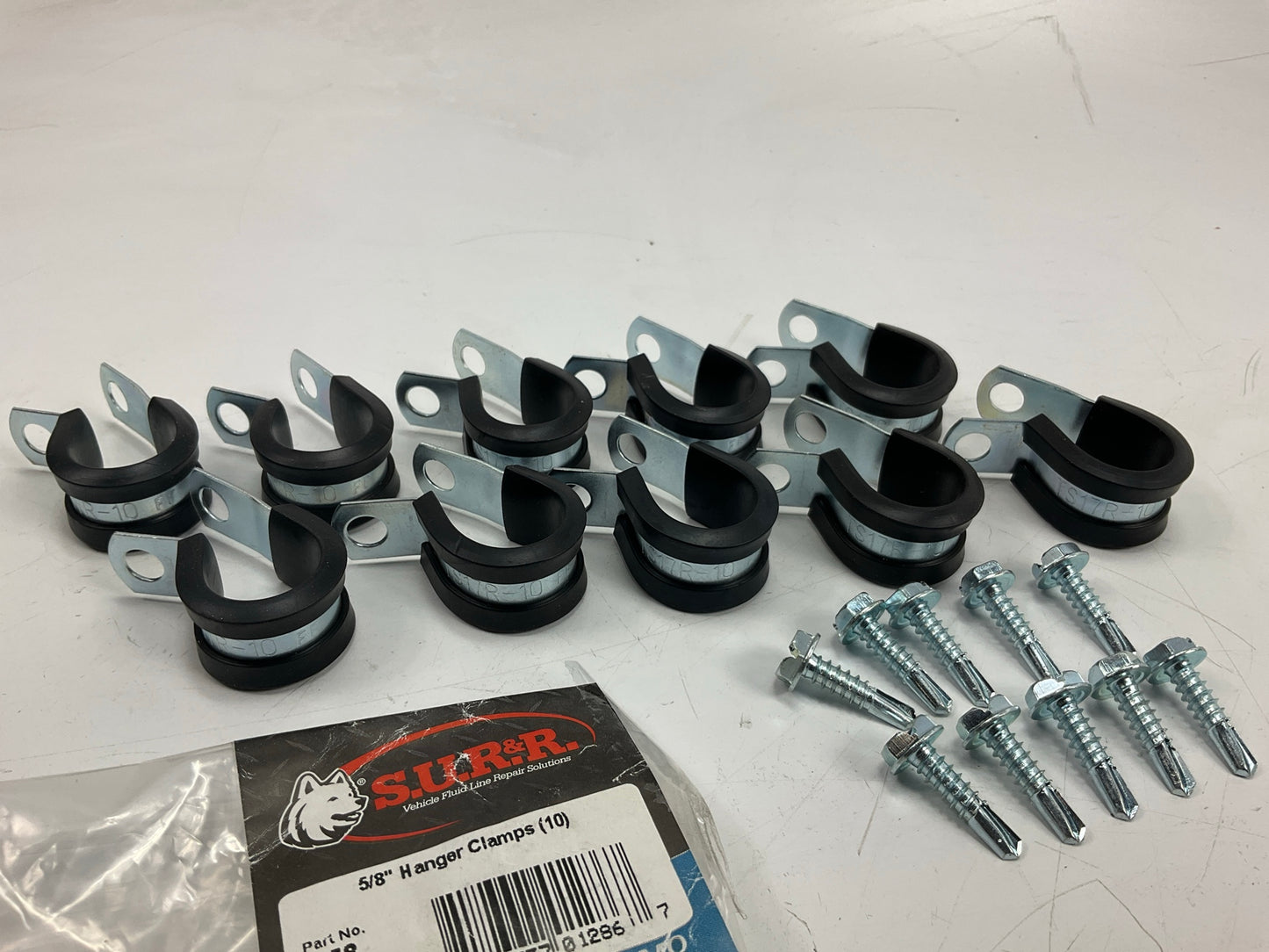 (10) SUR-R CL58 5/8'' Hanger Clamps W/ Screws