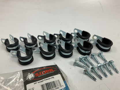 (10) SUR-R CL58 5/8'' Hanger Clamps W/ Screws