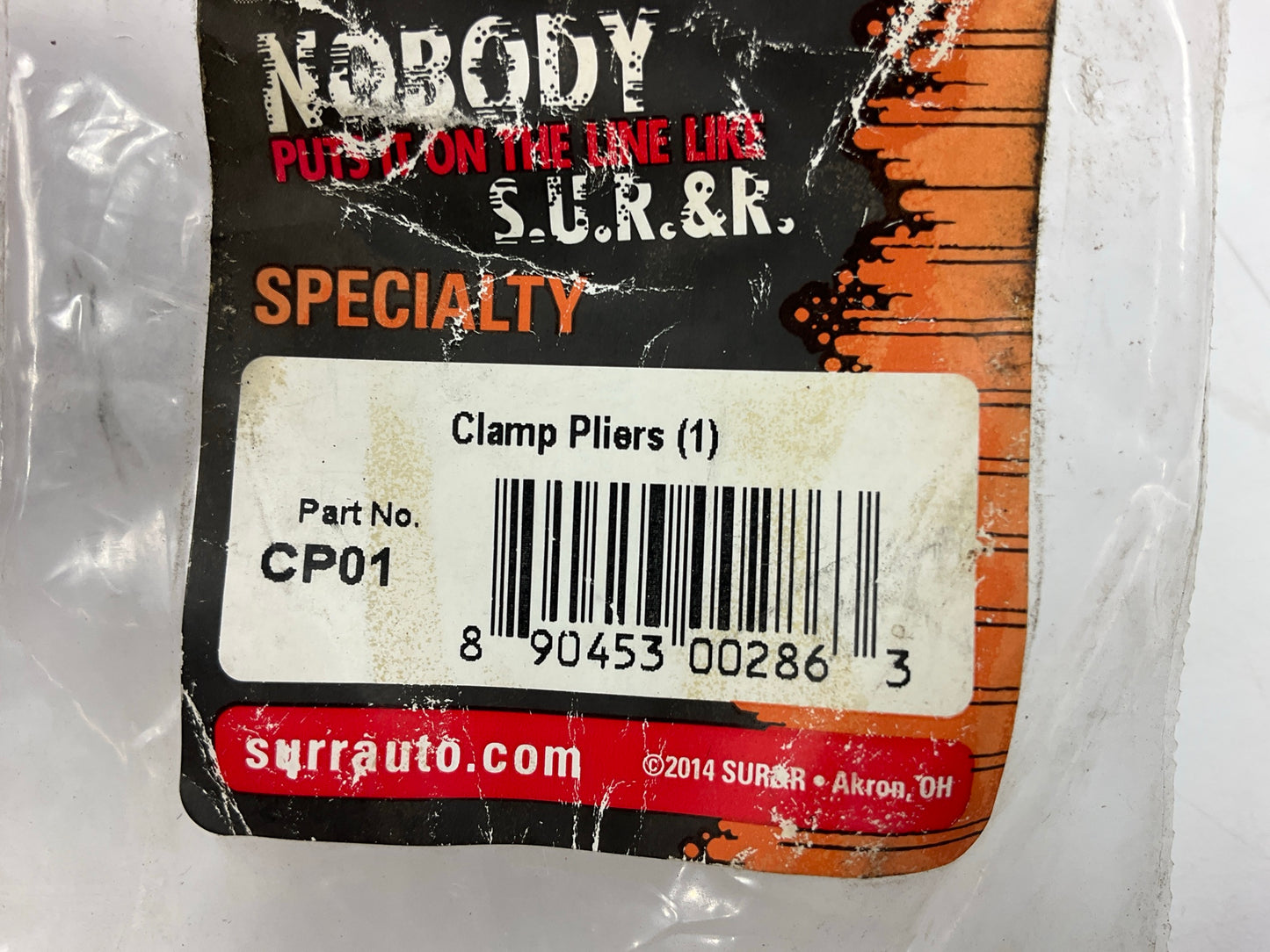 SUR-R CP01 Seal Clamp Pliers, 1/4'' To 3/8'' Capacity