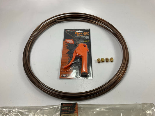 SUR&R FA14 Flex Air Blow Gun Kit - Customizable Extension For Hard-To Reach Area