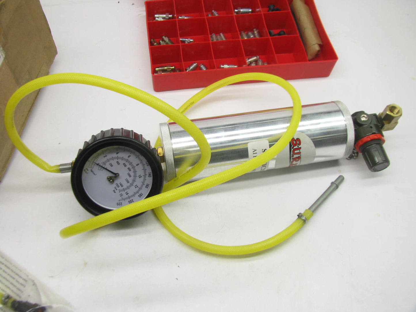 Sur-r FIC203 Fuel Injection Cleaner Cleaning Kit W/ Fuel Adapter Set